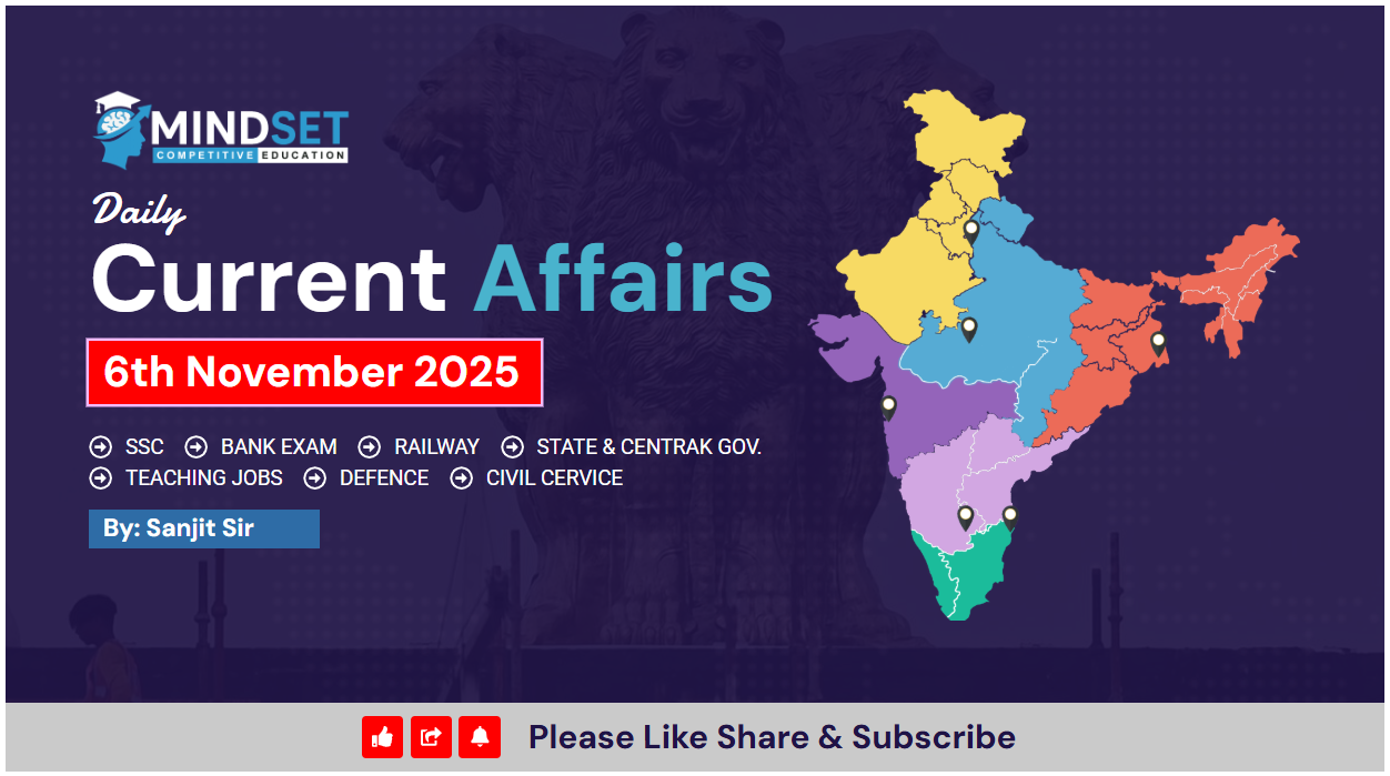 Daily Current Affairs Quiz November 6 2025