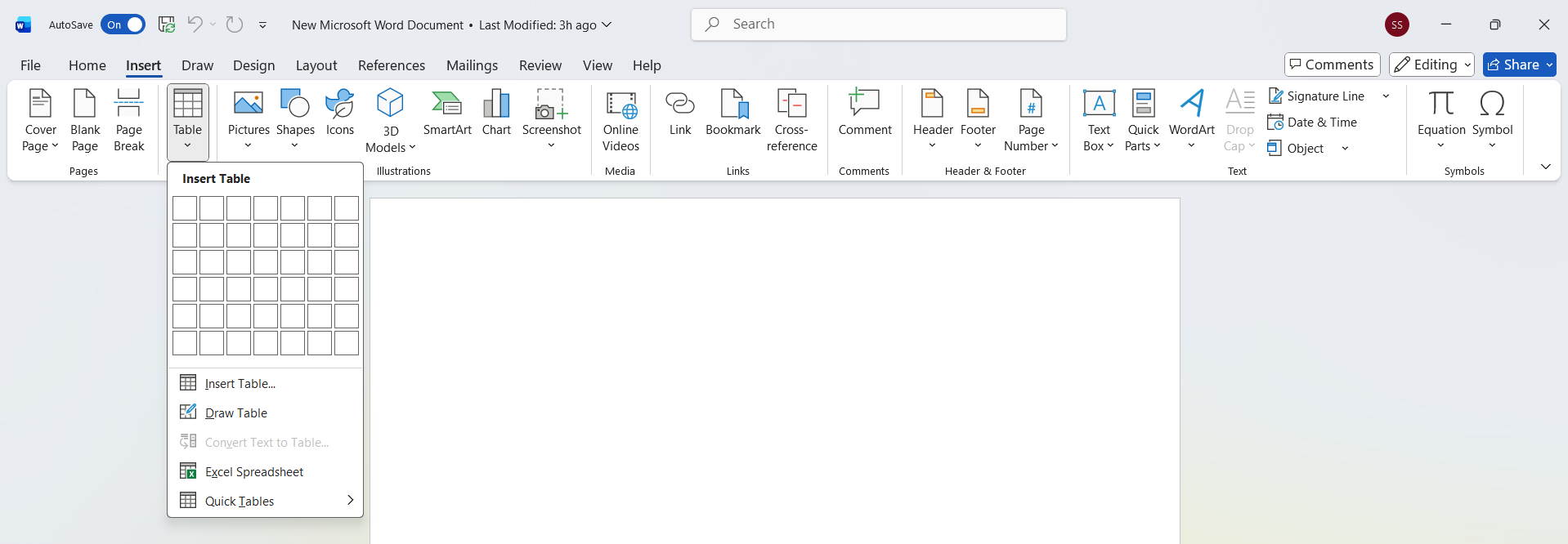 Page Layout & Graphic Insertion in Microsoft Office Word
