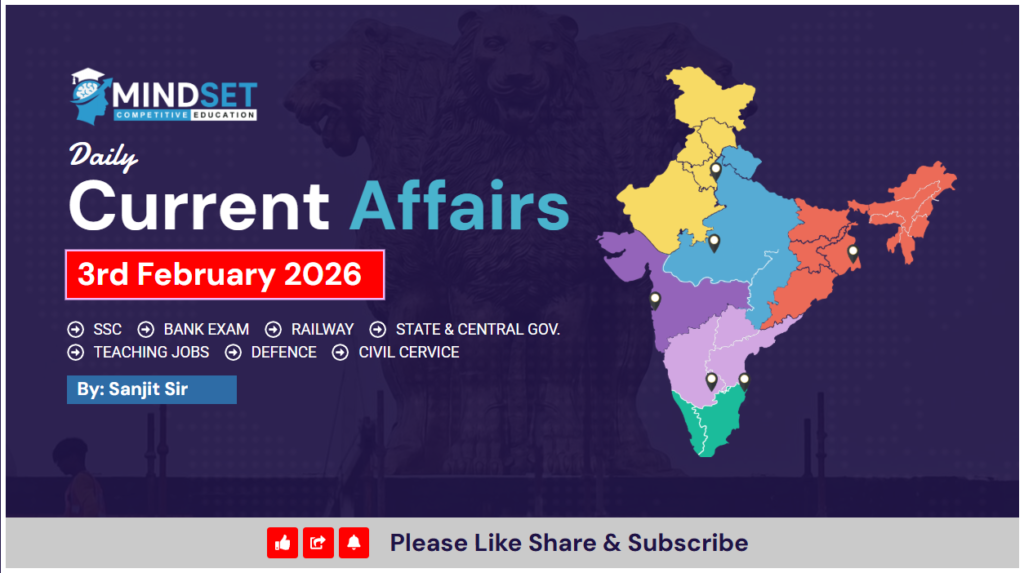 Daily Current Affairs Quiz February 3 2026